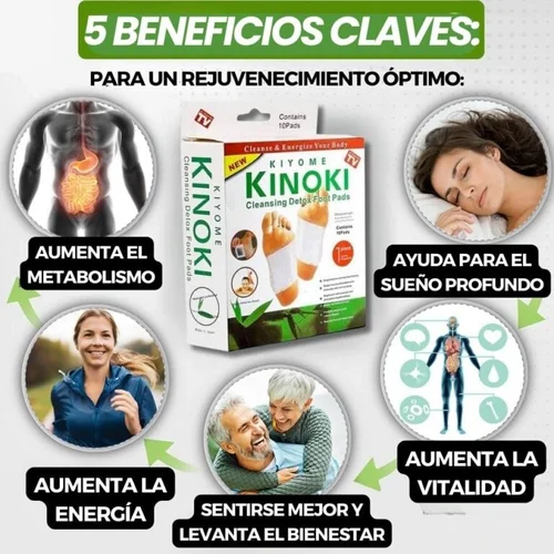 Kinoki Detox Parches Purificadores con Esencia de Oriente